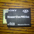 Отдается в дар Memory Stick Pro Duo 4Gb