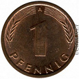 Отдается в дар 1 pfennig 1991 BUNDESREPUBLIK DEUTSCHLAND