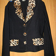 Отдается в дар пиджак леопардовый
