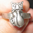 Отдается в дар кольцо «кошка»