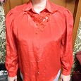 Отдается в дар Блуза красная 48 размер