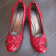 Отдается в дар Туфли красные лаковые, 40 размер