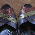 Отдается в дар кожаные летние туфли, размер 38