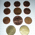 Отдается в дар Монеты EURO Cents + 1 EURO