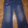 Отдается в дар джинсики для девочки на 3-4 года
