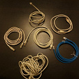 Отдается в дар 5 сетевых (CAT5) кабеля разной длины