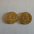 Отдается в дар юбилейные 10 рублёвые монеты