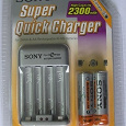 Отдается в дар Зарядное устройство Sony BCG-809HNB для 2 шт. АА («пальчик») или 4 шт. ААА («мизинчик»)