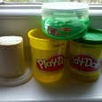 Отдается в дар пластилин Play-Doh белый