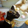 Отдается в дар Раненая статуэтка кошки в египетском стиле