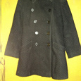 Отдается в дар пальто женское чёрное на 44 размер