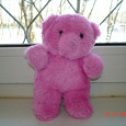 Отдается в дар для тех кто любит медведей-- мягкая игрушка медведь розовый