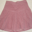 Отдается в дар Розовая вельветовая юбка