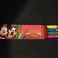 Отдается в дар Цветные карандаши из парижского Диснейленда