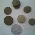 Отдается в дар монетки советские и одна вродь иностранная