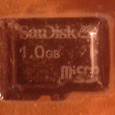 Отдается в дар Карта памяти SanDisk, 1Gb