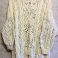 Отдается в дар Ажурейший оригинальный свитер