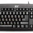 Отдается в дар Клавиатура проводная BTC 5211A Black USB