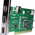 Отдается в дар Контроллер IEEE1394 3/4-port PCI