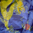 Отдается в дар синий халат с драконами