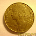 Отдается в дар монета «20 сантимов Франция 1976 год»