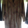 Отдается в дар Плащ кожаный, пальто и шуба 52-54 размер