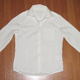 Отдается в дар Рубашка белая, детская (для девочки).
