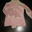Отдается в дар Теплый розовый свитер
