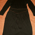 Отдается в дар Платье черное с заклебками 46-48