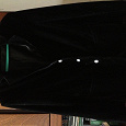 Отдается в дар черный велюровый пиджак
