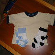 Отдается в дар Футболочка и носочки на малыша до года