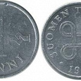 Отдается в дар Монета 1 пенни Финляндия 1975