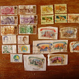 Отдается в дар Комплект марок России и Казахстана