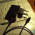 Отдается в дар зарядка для FLY разъем мини-USB
