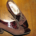 Отдается в дар Туфли- ботинки женские на шнурках, р. 36-36.5