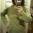 Отдается в дар Зеленый свитерок