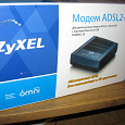 Отдается в дар ADSL модем Zyxel P660RU2EE (Annex A+B)