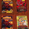 Отдается в дар Человек-паук карточки, наклейки из Игромании