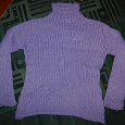 Отдается в дар Сиреневый свитер.