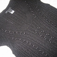 Отдается в дар черное вязанное платье туника 42-44