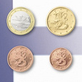 Отдается в дар Набор финских евро и центов
