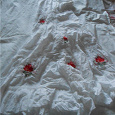 Отдается в дар Платье белое с красными вышивками