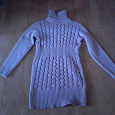 Отдается в дар Теплое платье-свитер от 40 до 44