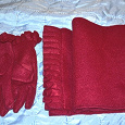 Отдается в дар Комплект: шарфик и перчатки женские