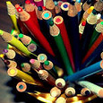 Отдается в дар карандаши цветные.