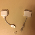 Отдается в дар Переходники Micro-DVI на DVI и VGA