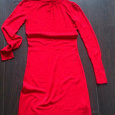 Отдается в дар платье трикотажное красное