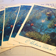 Отдается в дар Чистые открытки 1972 года. СССР Новогодняя тема