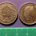 Отдается в дар Опять монеты Швейцарии