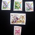 Отдается в дар Почтовые марки с конвертов ч.1